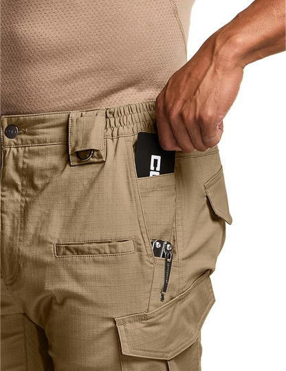 🔥Clearance sale, limited stock 🔥Men's Flex Stretch Tactical Pants, Water Resistant Ripstop Cargo Pants