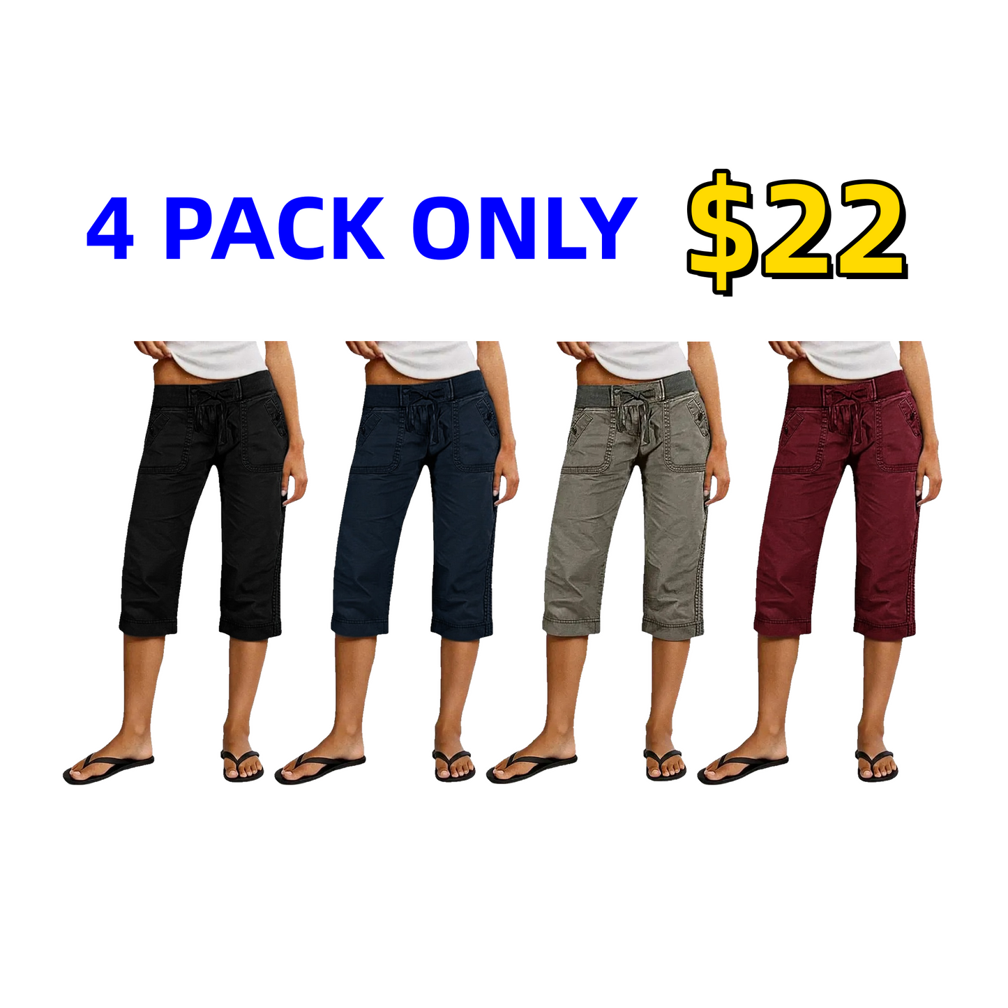 High-waisted straight-leg cropped trousers with drawstring and button details