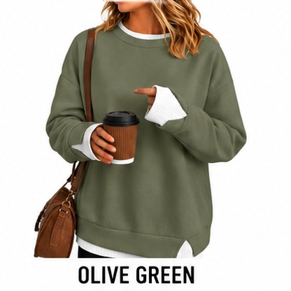 Women’s Layered Crewneck Sweatshirt