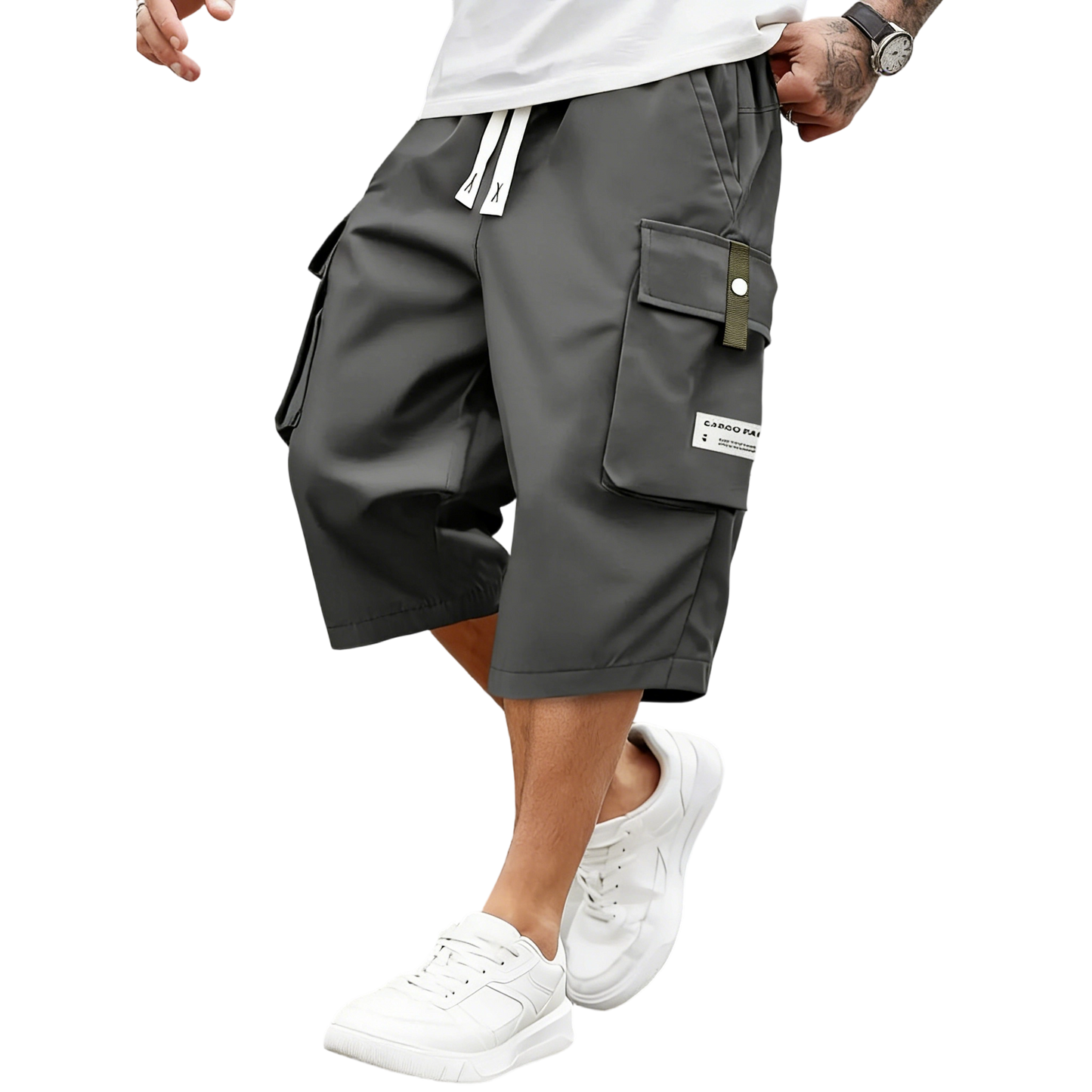 Men'S Summer Lightweight Cargo Pants(with back pockets)