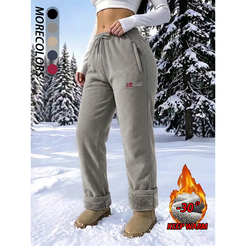 🔥Women’s 100% Cotton Fleece-Lined Warm Pants