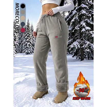 🔥Women’s 100% Cotton Fleece-Lined Warm Pants