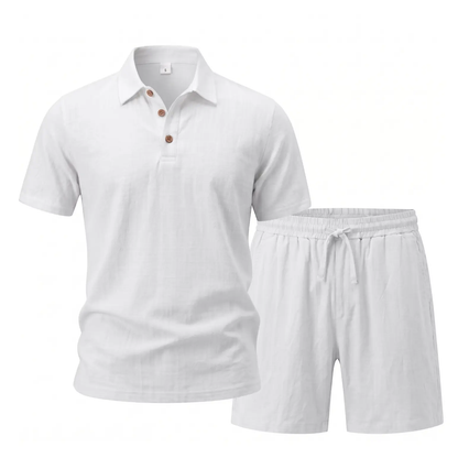 Men’s Linen Beach Two Piece Set