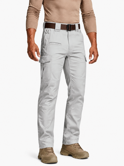 🔥Clearance sale, limited stock 🔥Men's Flex Stretch Tactical Pants, Water Resistant Ripstop Cargo Pants