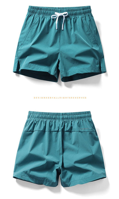 Men's  Running Shorts –5-piece summer men's thin fabric breathable quick drying beach shorts