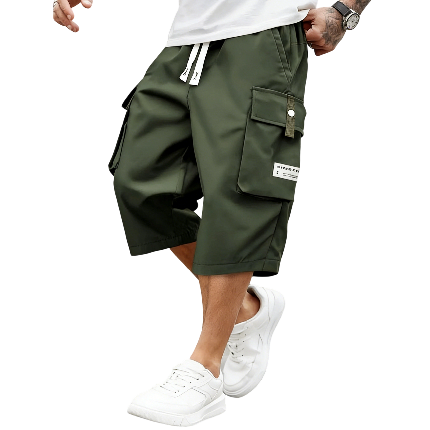 Men'S Summer Lightweight Cargo Pants(with back pockets)