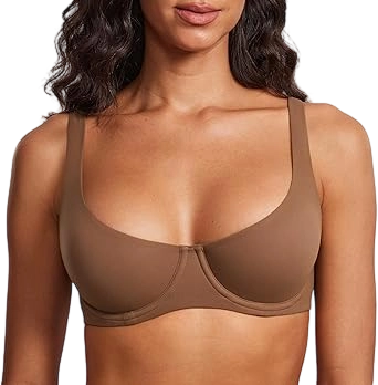 Stylistaura Women's Unlined Balconette Bra