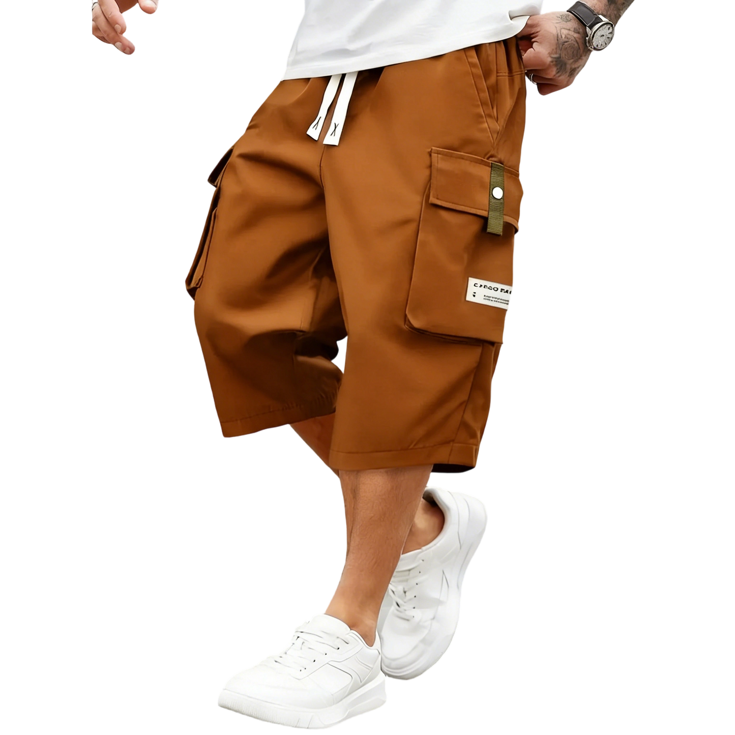 Men'S Summer Lightweight Cargo Pants(with back pockets)