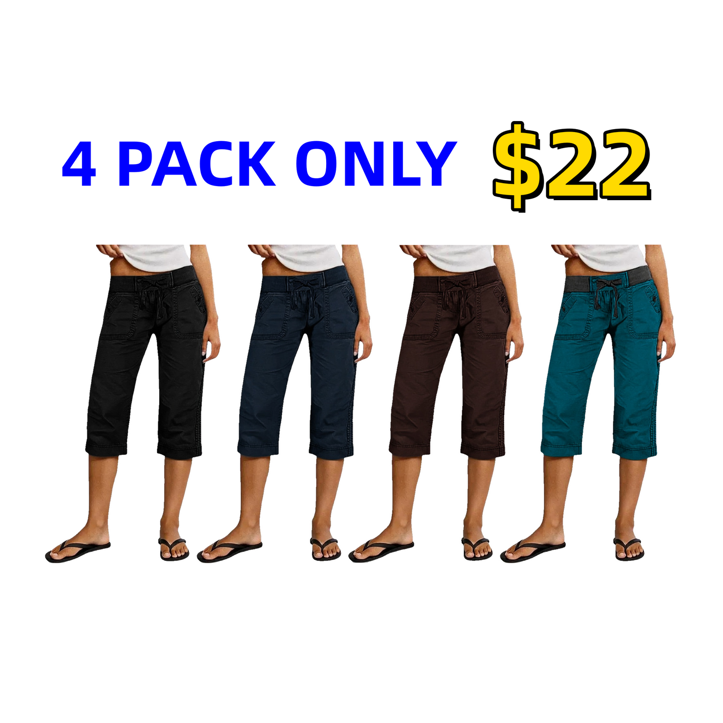 High-waisted straight-leg cropped trousers with drawstring and button details