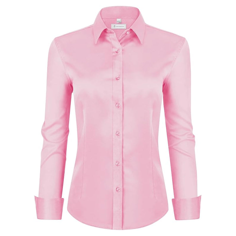 🔥Womens Classic-Fit Dress Shirts
