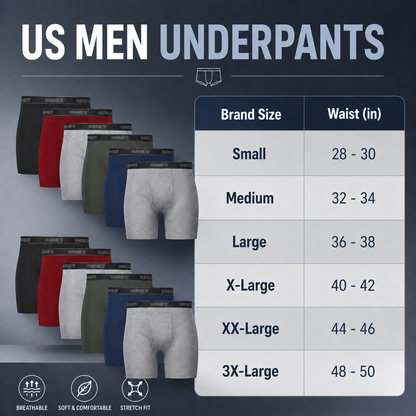 Men's Cotton Stretch Boxer Briefs