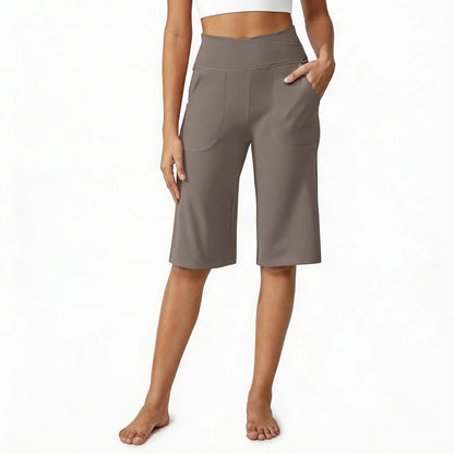 Loose High-Waist Casual Cropped Yoga Pants(🌞Summer New Arrivals)