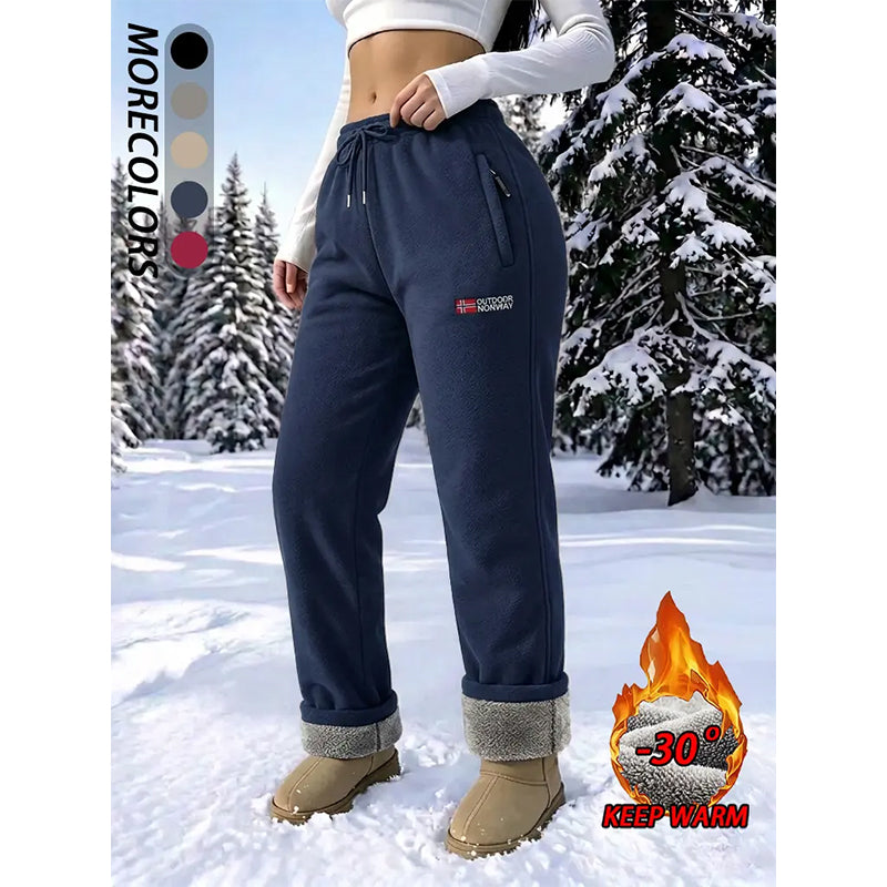🔥Women’s 100% Cotton Fleece-Lined Warm Pants