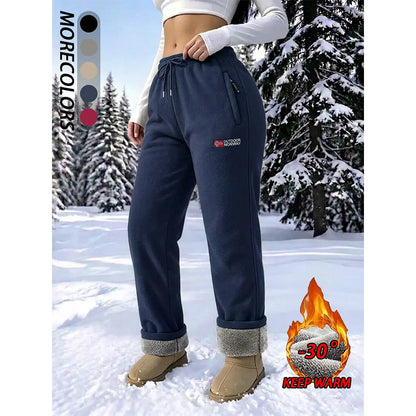 🔥Women’s 100% Cotton Fleece-Lined Warm Pants