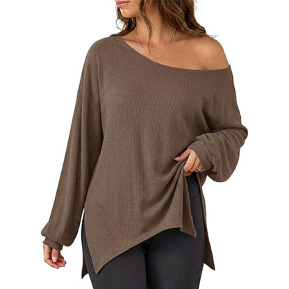 Women’s Oversized Off-Shoulder Sweatshirt