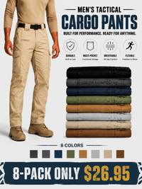🔥Black+Khaki+Navy+Stone+Charcoal +Cougar +Coyote +Green (8 Pants Together)