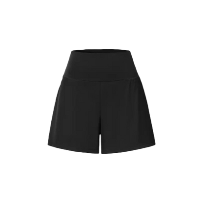 Super High Waisted Back Pocket & Side Hidden Pocket 2-in-1 Yoga Shorts