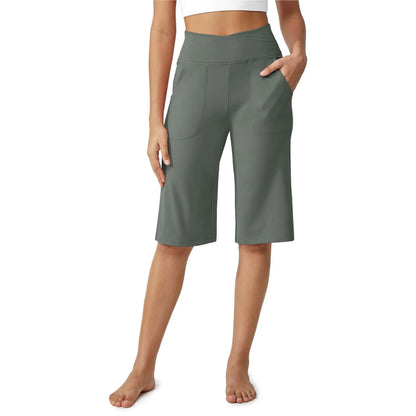 Loose High-Waist Casual Cropped Yoga Pants(🌞Summer New Arrivals)