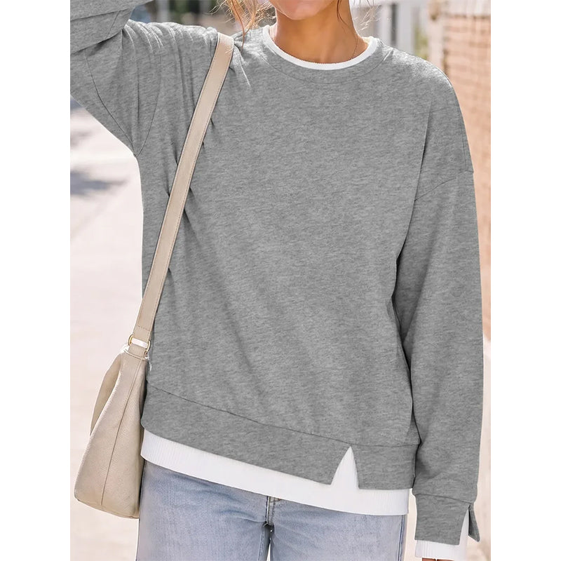 Women’s Layered Crewneck Sweatshirt