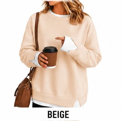Women’s Layered Crewneck Sweatshirt