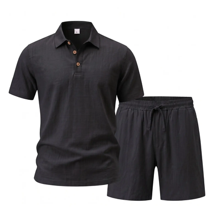 Men’s Linen Beach Two Piece Set