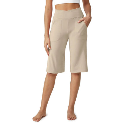 Loose High-Waist Casual Cropped Yoga Pants(🌞Summer New Arrivals)