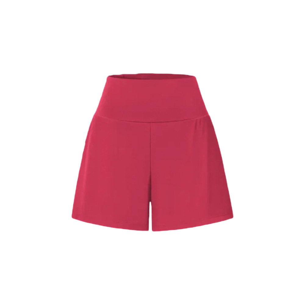 Super High Waisted Back Pocket & Side Hidden Pocket 2-in-1 Yoga Shorts