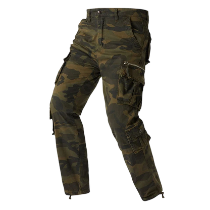 Men's Outdoor Camouflage Cargo Trousers – Durable ripstop fabric, multi-pockets