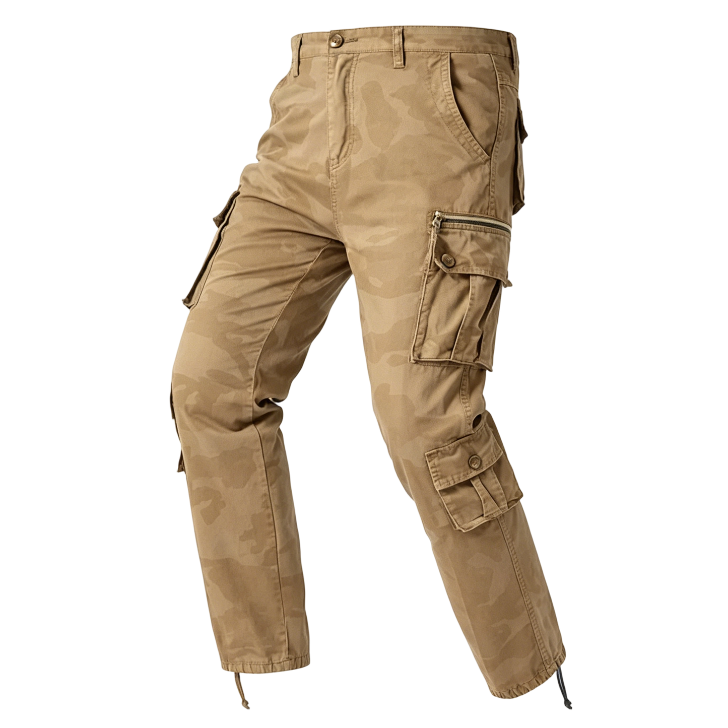 Men's Outdoor Camouflage Cargo Trousers – Durable ripstop fabric, multi-pockets