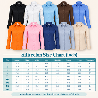 🔥Womens Classic-Fit Dress Shirts