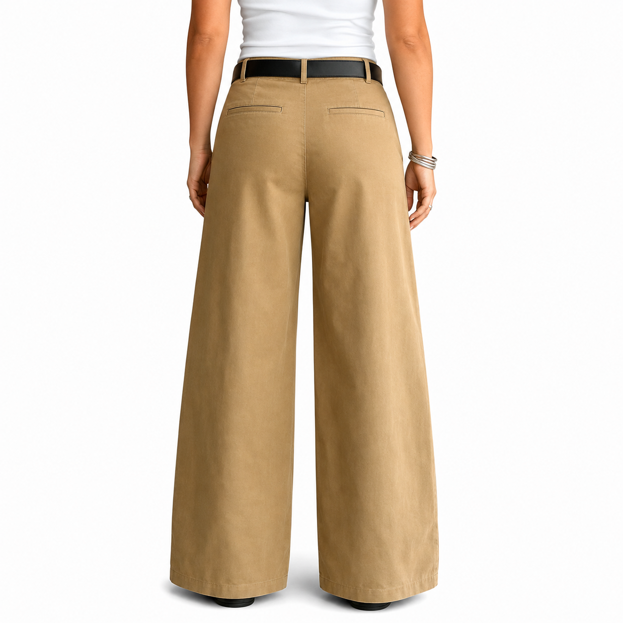 🔥Women's Solid Color Casual Wide-Leg Pants