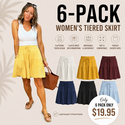 Women's Linen Blend Culotte Shorts