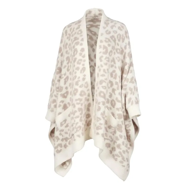 🔥Women's Sherpa Wearable Blanket Poncho - One Size (100% Cotton)