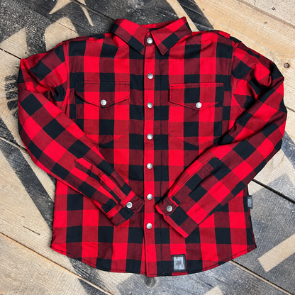Men’s Heavyweight Cotton Snap-Front Flannel Jacket