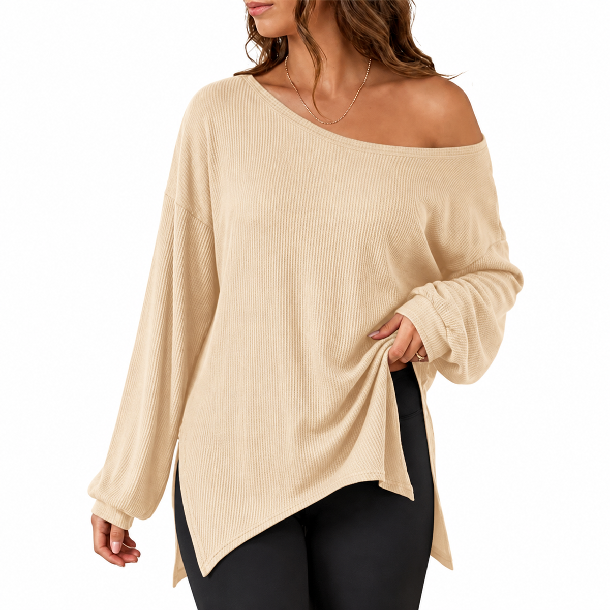 Women’s Oversized Off-Shoulder Sweatshirt