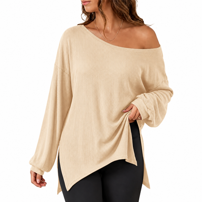 Women’s Oversized Off-Shoulder Sweatshirt