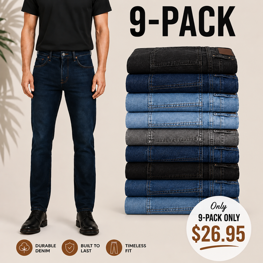 Clearance sale, limited stock — CLASSIC FIT JEANS
