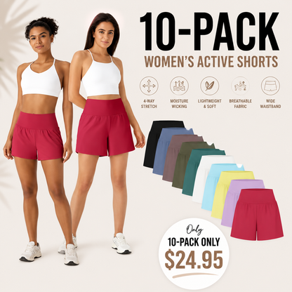 🔥BEST SELLER🔥 2-in-1 Anti-Exposure Sports Shorts,Anti-Exposure Running Shorts With Pockets
