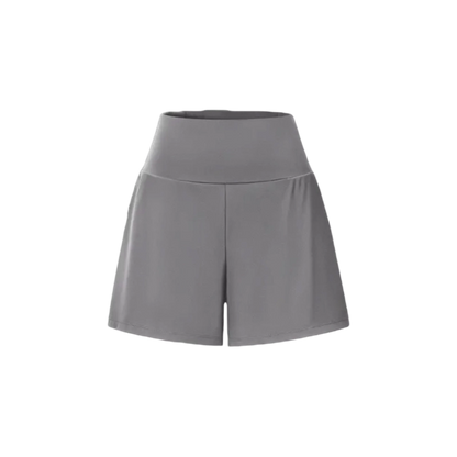 Super High Waisted Back Pocket & Side Hidden Pocket 2-in-1 Yoga Shorts