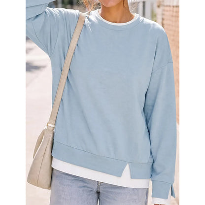 Women’s Layered Crewneck Sweatshirt