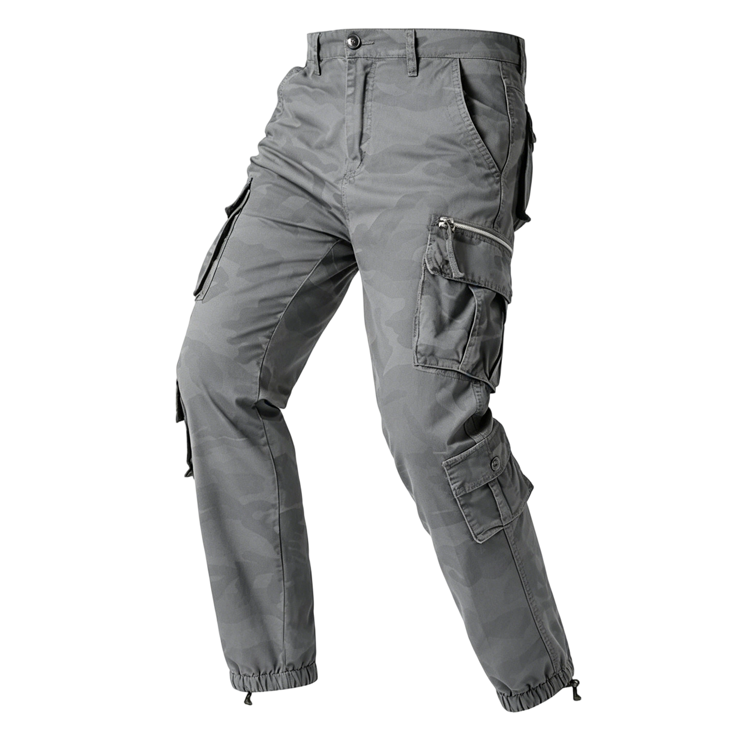 Men's Outdoor Camouflage Cargo Trousers – Durable ripstop fabric, multi-pockets
