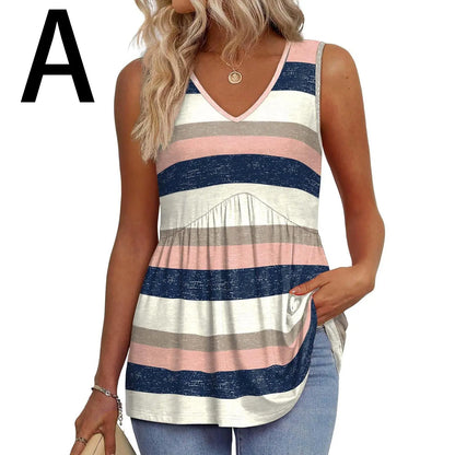 Womens Tank Tops 2026 Flowy Peplum Tops