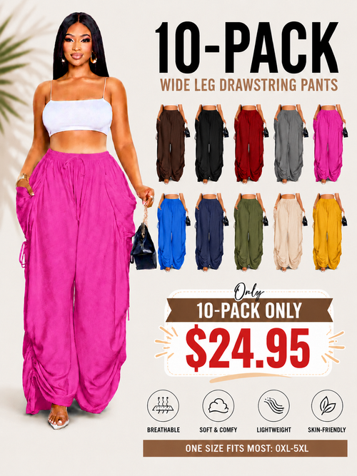 ❤️DEALS FOR YOU-Women's Casual Loose-Fit Wide Leg Pants