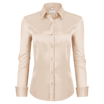 🔥Womens Classic-Fit Dress Shirts