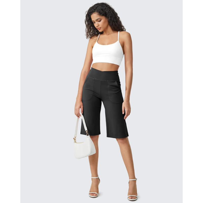 Loose High-Waist Casual Cropped Yoga Pants(🌞Summer New Arrivals)