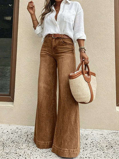 Women’s High-Waisted Stretch Loose-Fit Jeans