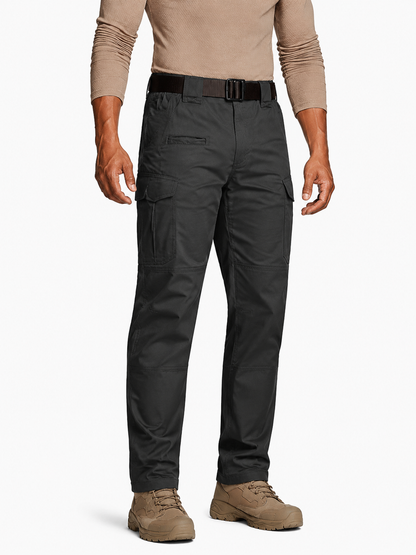 🔥Clearance sale, limited stock 🔥Men's Flex Stretch Tactical Pants, Water Resistant Ripstop Cargo Pants