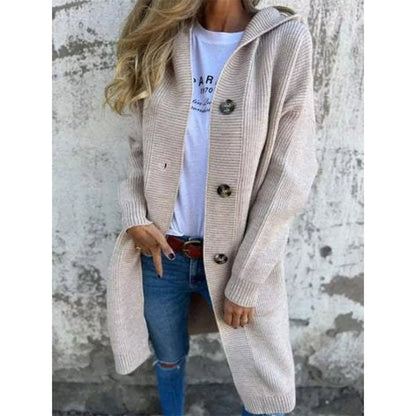 Damen-Strickjacke mit Knopfleiste