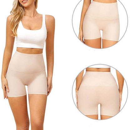 Women's High-Waisted Boyshort Panties – Full Coverage & Seamless Comfort