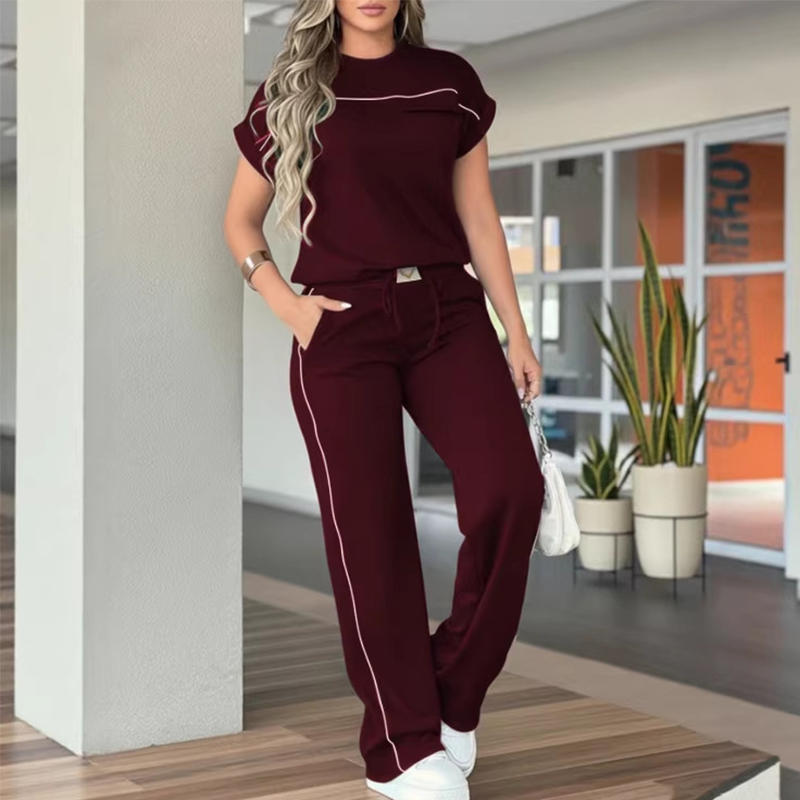 Women's Casual 2-Piece Pants Set